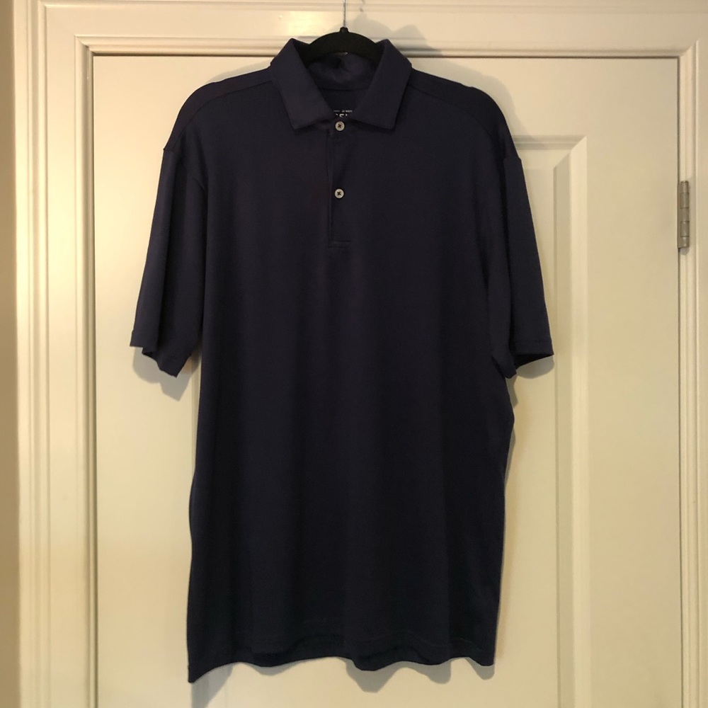 Mizzen+Main Navy Blue Polo Shirt Classic Design
